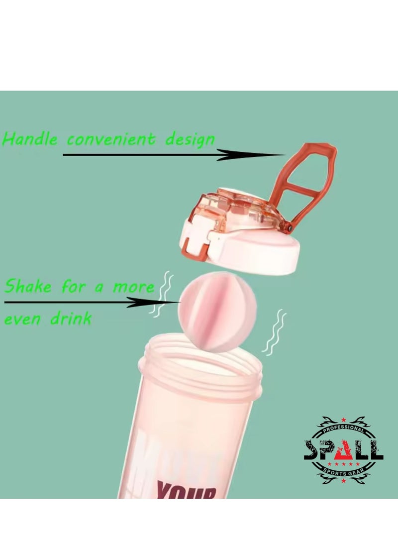 Spall Protein Powder Shake Exercise Bottle Shake Smart Pin Cup - Image 3