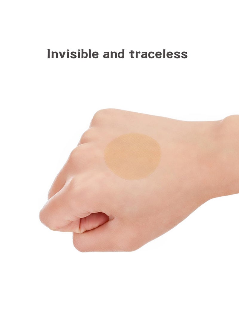100pcs (50 Pairs) Nipple Covers for Men, Anti-Chafing Shields Running Nipple Pasties Tape Invisible No-Show Disposable Guard Protector for Tanning Beds Marathon Sports Gym (Beige) - Image 4