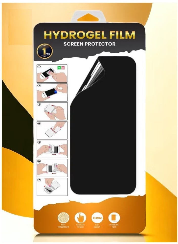 JAJEEK iPhone SE 2020 Hydrogel Privacy Film Screen Protector – Black, Anti-Spy Privacy Protection, Self-Healing, Anti-Scratch, Full Coverage, Easy Installation for iPhone SE 2020  - Image 2