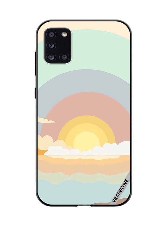 VR CREATIVE غطاء واقي لهاتف سامسونج جالاكسي A31 بتصميم متعدد الألوان - Image 1