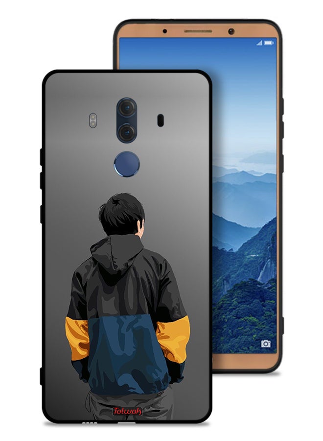 Tolwak غطاء واقي لهاتف هواوي ميت 10 برو - فن بورتريه ولد - Image 1