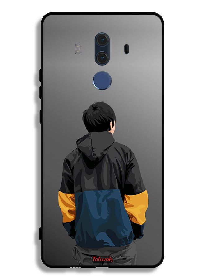 Tolwak غطاء واقي لهاتف هواوي ميت 10 برو - فن بورتريه ولد - Image 2