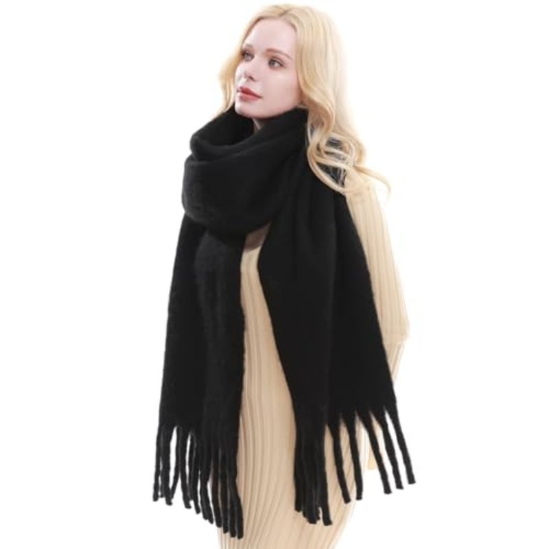 RIIQIICHY Chunky Scarf for Women Winter Warm Thick Scarves Oversized Blanket Scarf - Image 1