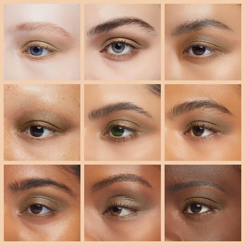 Mallofusa Single Shade Baked Eye Shadow Palette Glitter Powder in Shimmer 15 Metallic Colors Optional (Golden) - Image 4