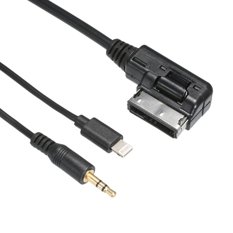 3.5mm AUX interface Adapter with line Fit For Audi VW MDI AMI MMI iPad iPhone 5 6S - Image 3
