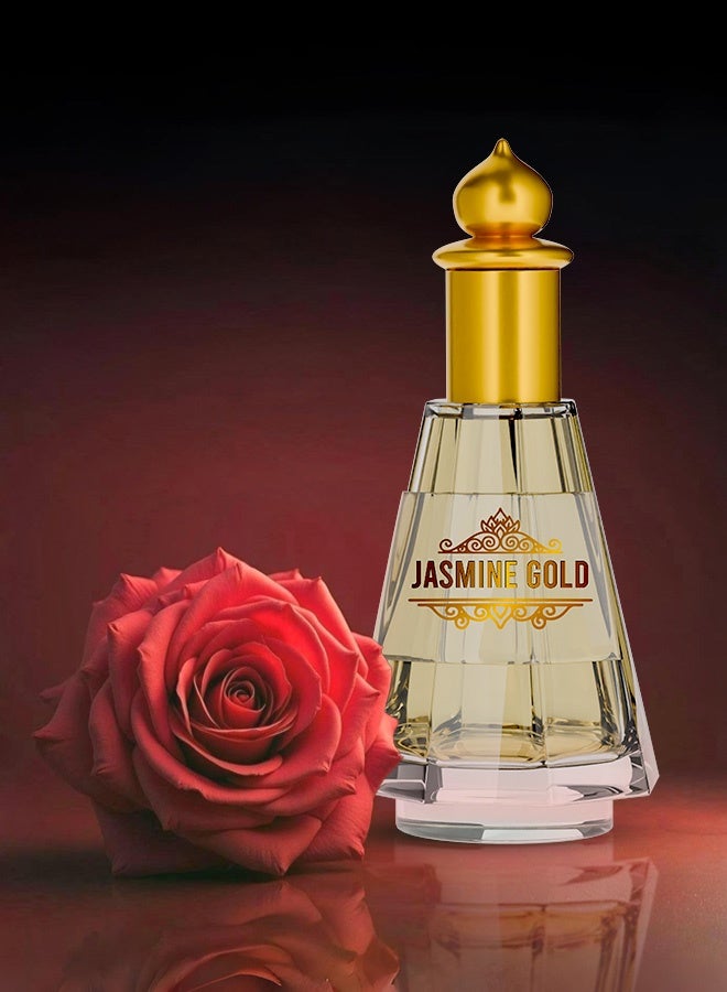 Atlantic Jasmine Gold 25 ML Refined Oil Fragrance with Spicy Florals and Earthy Elegance - Image 3