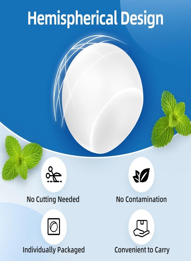 RioRand Orthodontic Wax for Braces Wax 120 Individual Hygienic Packaging Clear dental Wax Dots Portable and Easy to Tear Mint - Image 2