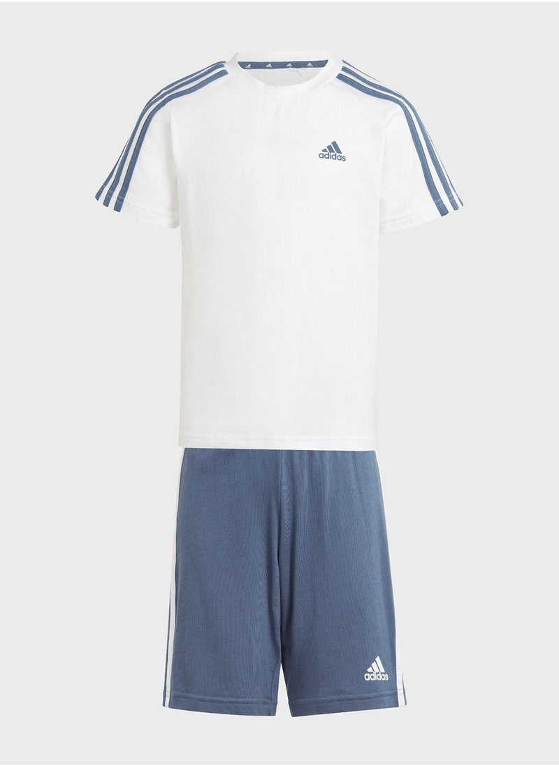 Adidas - Little Kids 3 Stripes Set - Image 1
