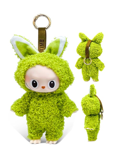 Puffaroo Labubu The Monsters Mini Keychain Figure 7-Inch Blind Box Collectible Toy Assorted Random Design