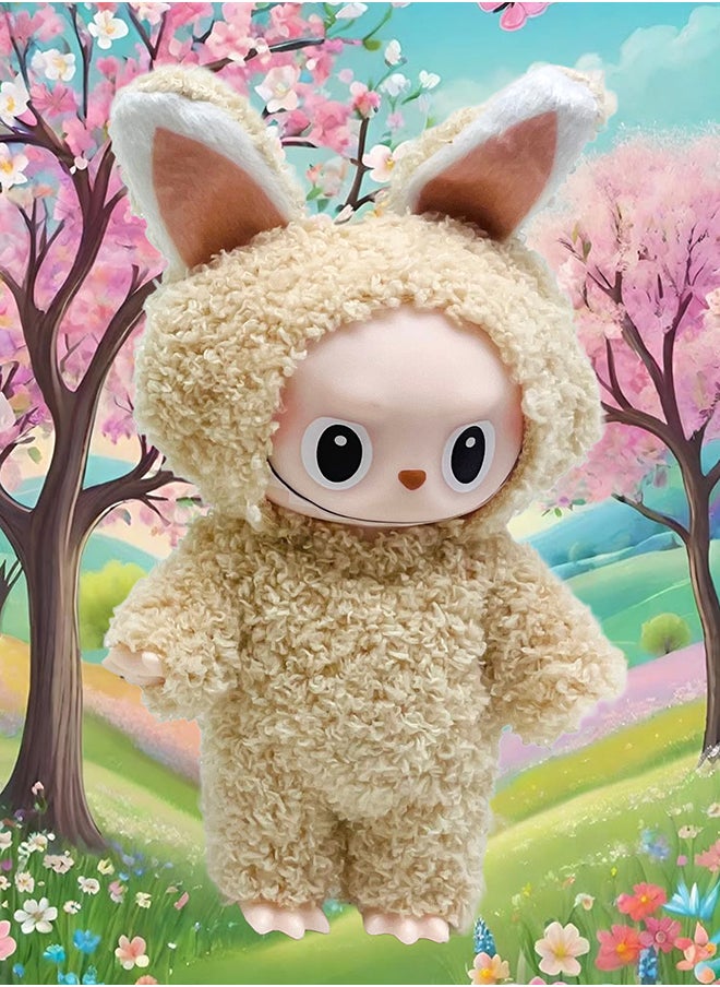 Galaxy Toys - Puffaroo Labubu The Monsters Mini Keychain Figure 7-Inch Blind Box Collectible Toy Assorted Random Design - Image 1