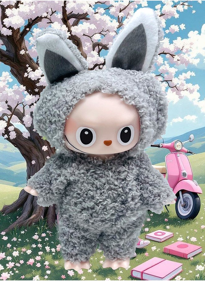 Galaxy Toys - Puffaroo Labubu The Monsters Mini Keychain Figure 7-Inch Blind Box Collectible Toy Assorted Random Design - Image 1