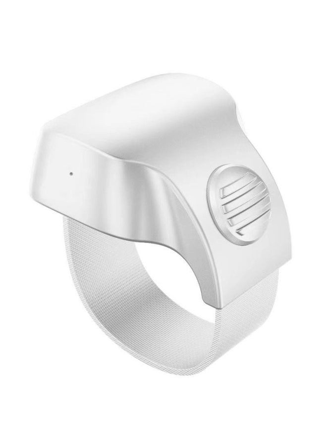 Ring Selfie Bluetooth Mobile Phone Remote Control Short Video Lazy Remote Fingertip Controller Ring Selfie-Color:White Charging Cable  - Image 5