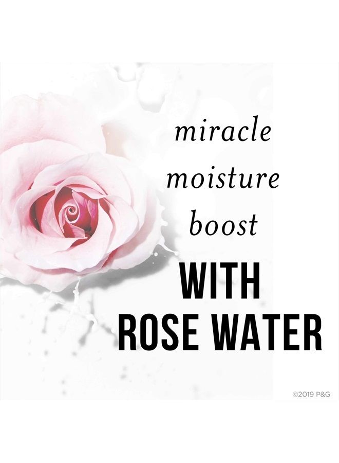 Pantene Nutrient Blends Miracle Moisture Boost Rose Water Shampoo & Conditioner Dual Pack for Dry Hair, Sulfate Free  - Image 5