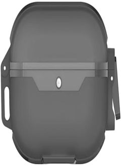 Generic Anti-Lost Lid Design Case Cover and Full Protection Compatible with Airpods 4 and AirPods 4 with Active Noise Cancellation(ANC) 2024 (All Black) 