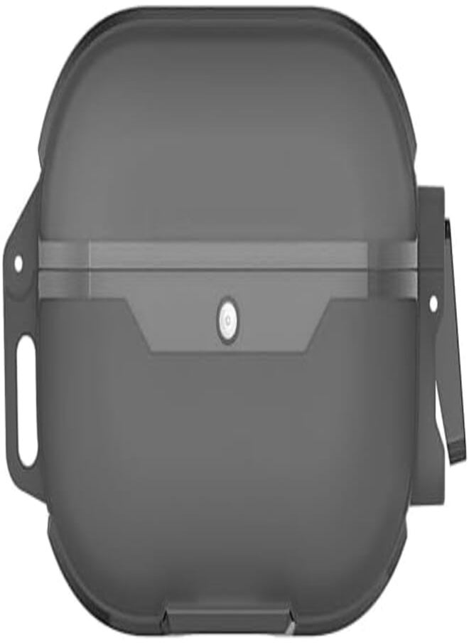 Generic Anti-Lost Lid Design Case Cover and Full Protection Compatible with Airpods 4 and AirPods 4 with Active Noise Cancellation(ANC) 2024 (All Black) 