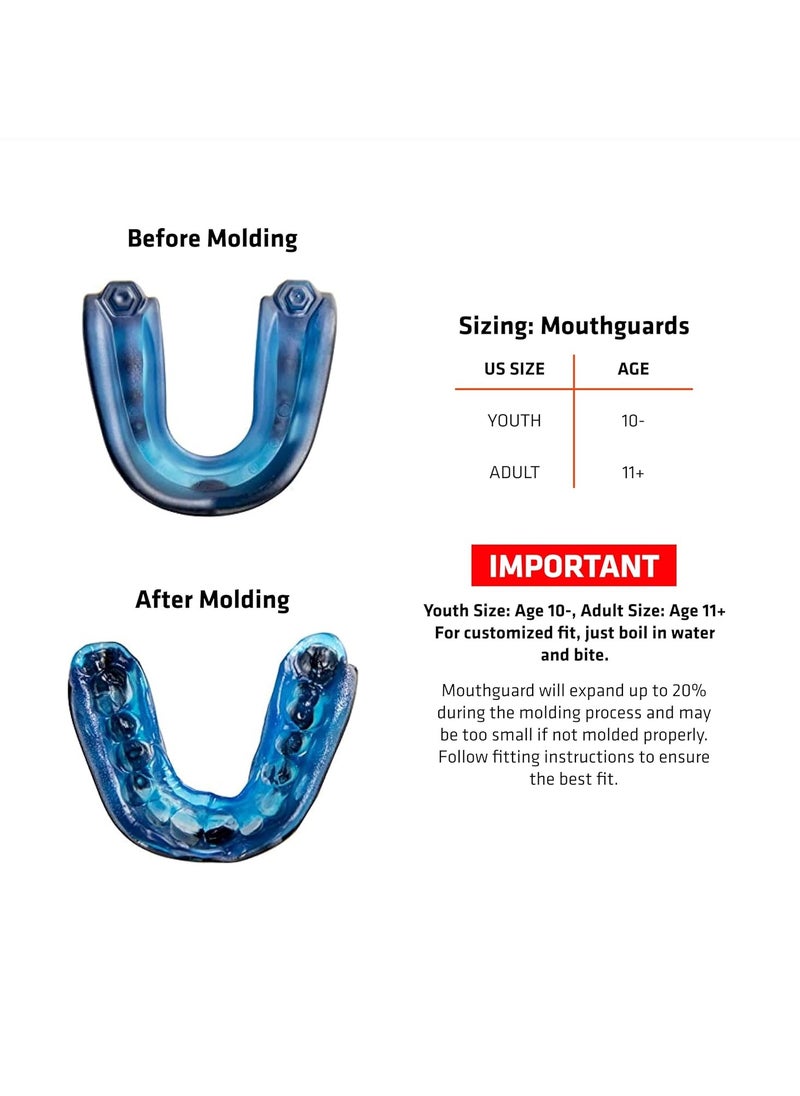 Generic Football Mouth Guard, Football Mouthpiece Sport Mouth Guard Sports Football Adult Mouth Guard MMA Mouthguard for Football, Basketball, Lacrosse, Hockey, Boxing (purple)  - Image 5