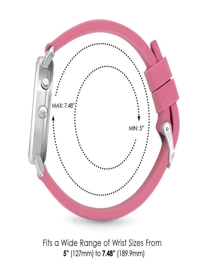 Speidel Glow Scrub Watch™,Electroluminescent Dial,Nurses,Doctors,Students 3ATM, Engraveable, Pink, Scrub GLOW - Image 4