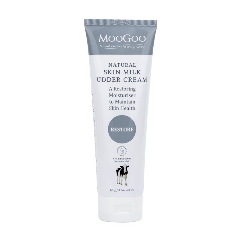 MooGoo Skin Milk Udder Cream - Lightweight Moisturizer for Sensitive, Dry, Irritated Skin â€“ Face & Body, All Ages Including Babies â€“ 4.2 oz