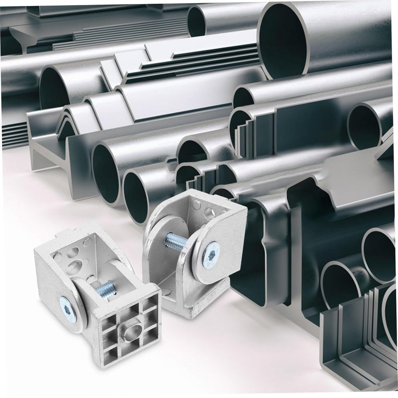 Global assorted color picks 4pcs Aluminum Extrusion Hardware Zinc Alloy Pivot Joints Replaceable Flexible Pivot Joint for Aluminum Extrusion Profiles Light durable upgraded substance Wet anti slip Simple multi-feature universal build All season compatible build Simple multi-feature practical build All budget friendly options Fade proof Any KSA address orderable Strong durable raw material Diverse requirement fit Multiple sizes Assorted trendy color picks Public demand affordable quality General purpose design Modern look Gulf climate upgraded quality Safe material Integrated local logistics Hot & cold climate compatible Fast & slow shipment compatible Longevity upgraded craftsmanship Working day delivery service Assorted color options Daily repeated use trusted quality - Image 2