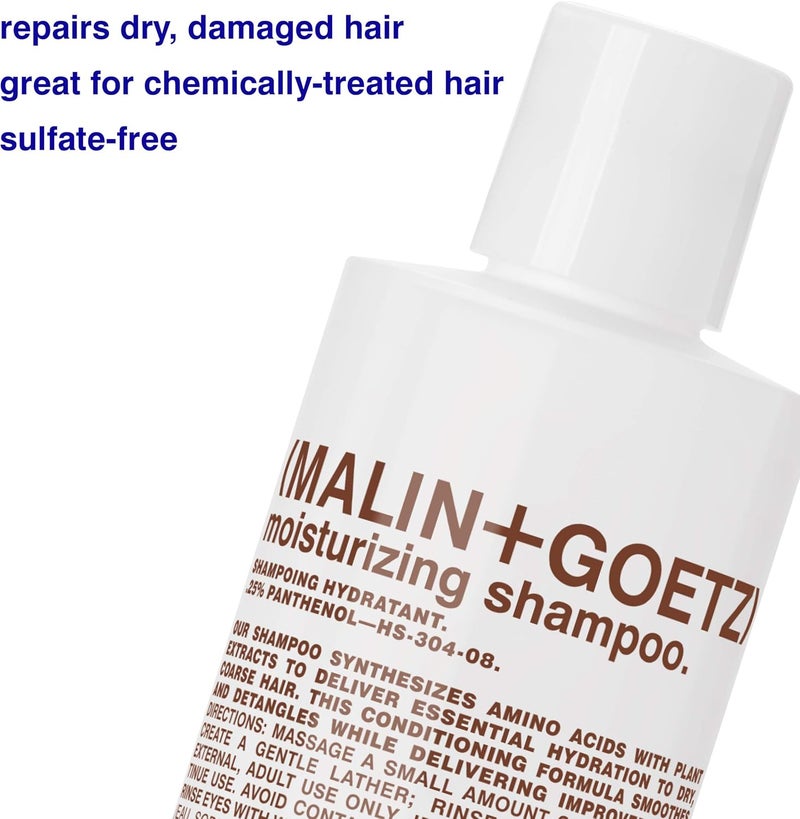 (MALIN+GOETZ) MALIN+GOETZ Moisturizing Shampoo for Unisex - 8 Oz Hydrating Shampoo - Image 2
