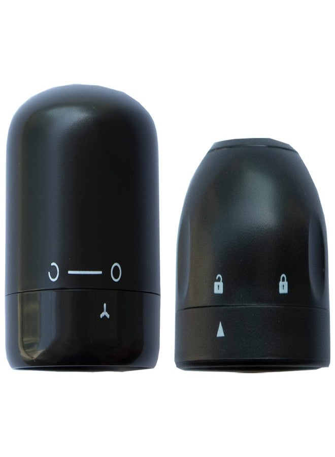 سدادات زجاجات النبيذ والشمبانيا من يوهوتاتش، عبوة من قطعتين، سدادات زجاجات الشمبانيا والنبيذ، قابلة لإعادة الاستخدام، مانعة للتسرب، تحافظ على نضارة الشمبانيا والنبيذ - Image 1