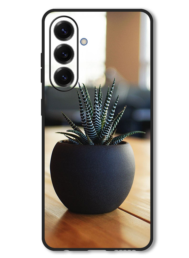 Theodor Case Compatible with Samsung Galaxy F56 6.74 Inch Protection Shockproof Bumper Cover houseplant_pot_table - Image 1