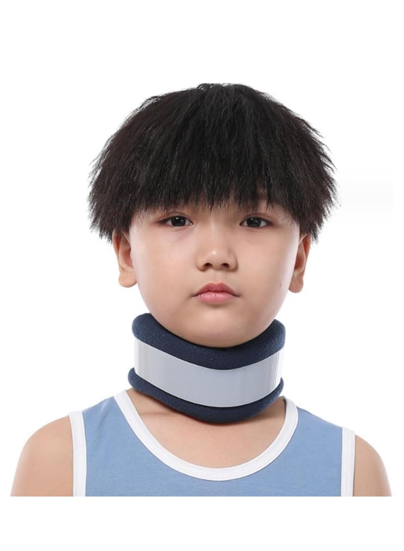 Excefore Neck Brace Support for Sleeping Soft and Comfort Cervical Neck Collar for Children Adjustable Neck Support for Relieving Neck Pain and Spine Pressure Neck Collar Protector after Injury for Kids  - Image 1