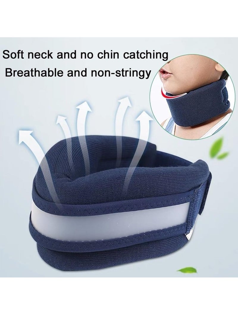 Excefore Neck Brace Support for Sleeping Soft and Comfort Cervical Neck Collar for Children Adjustable Neck Support for Relieving Neck Pain and Spine Pressure Neck Collar Protector after Injury for Kids  - Image 3