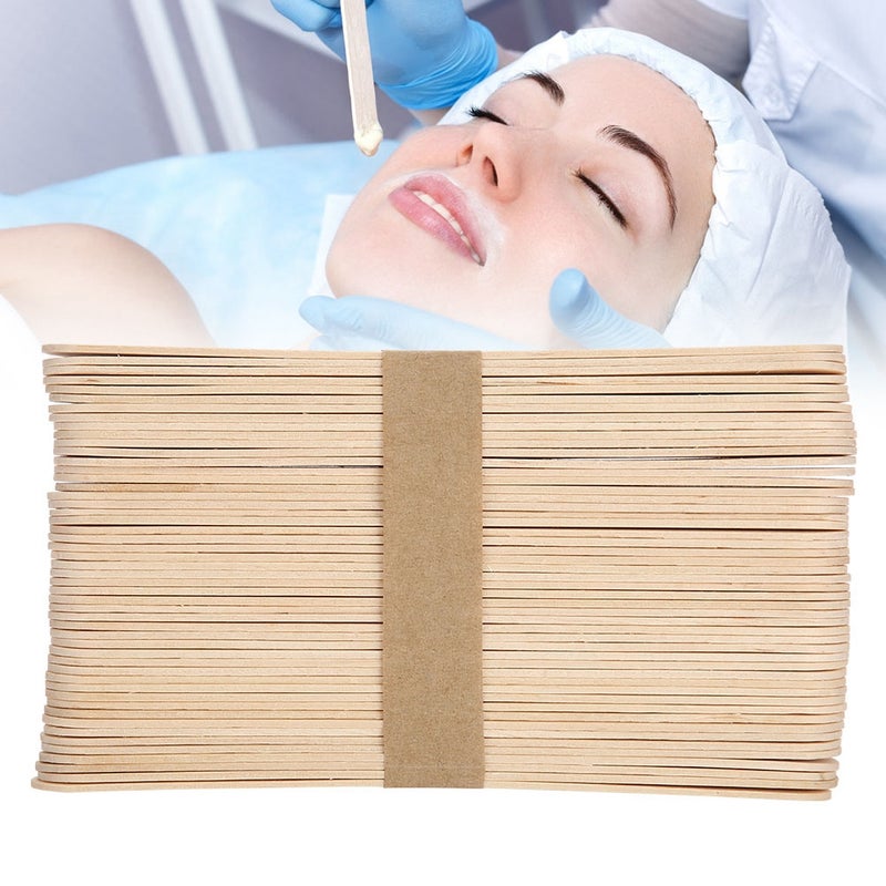 Wooden Disposable Epilation Wax Tool Hair Ice Cream Mask Removal Stick - Image 5