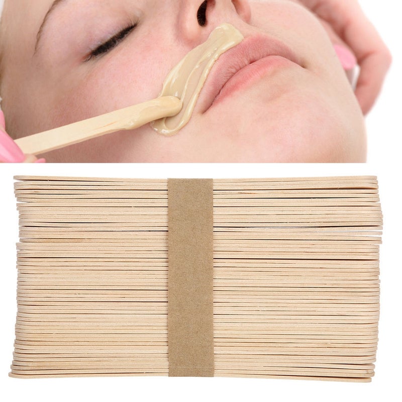 Wooden Disposable Epilation Wax Tool Hair Ice Cream Mask Removal Stick - Image 3