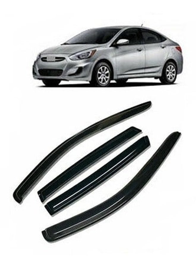 Generic Window protectors and rain guards Hyundai Accent 2011 2012 2013 2014 2015 2016 2017 