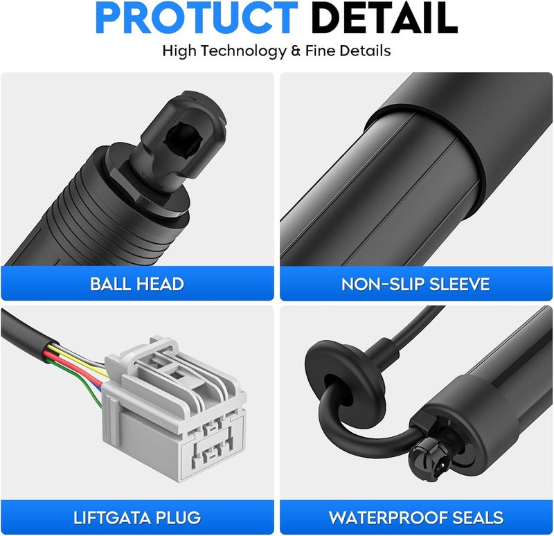 TadaMark Rear Left or Right Tailgate Power Lift Support Shock Strut for Nissan Rogue/X-Trail 2014-2020 - Image 2