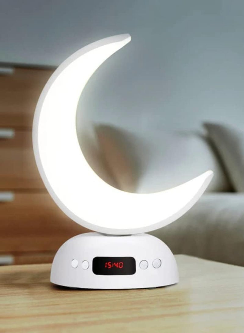 Equantu Slim Moon Lamp Qur'an Speaker Changeable Colourful Lights With Remote - Image 2