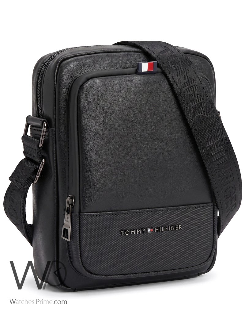 Tommy Icons Tommy Hilfiger Men's Black Panel Crossbody Bag - Image 2
