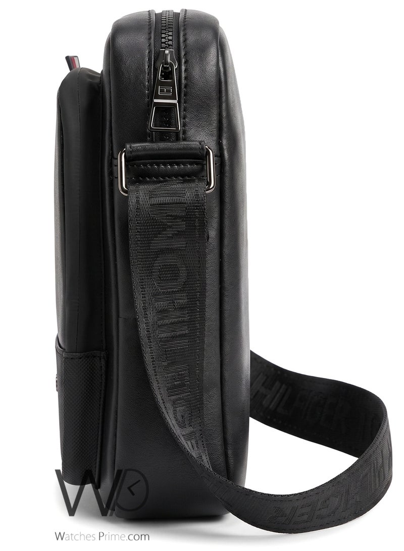 Tommy Icons Tommy Hilfiger Men's Black Panel Crossbody Bag - Image 4