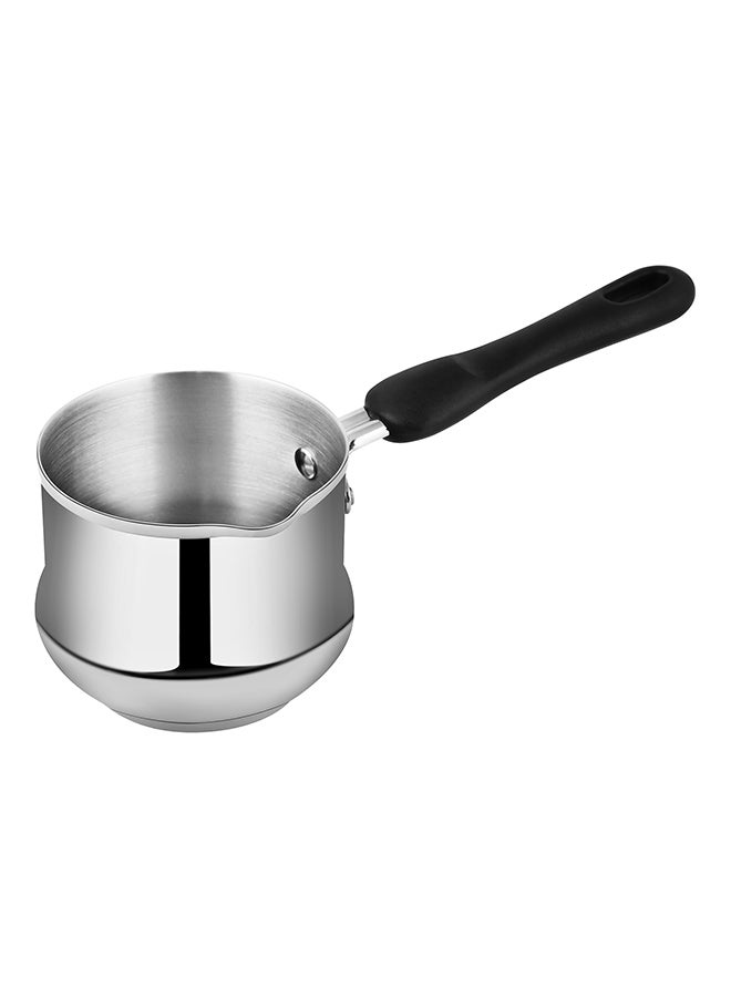Prestige Infinity Coffee Pot Silver/Black 10cm - Image 1
