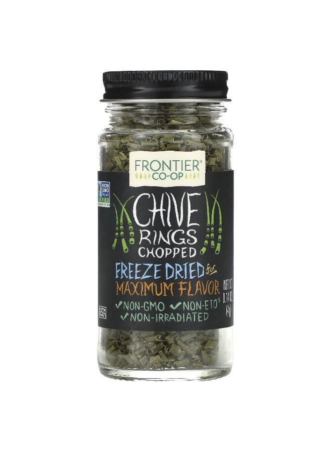 Frontier Co-op Frontier Co-op, Chives Rings Chopped, 0.14 oz (4 g)  - Image 1