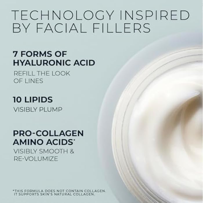 RoC Hydration+ Hyaluronic Acid Moisturizer Face Cream Fragrance Free Sensitive Face Moisturizer with Collagen Proteins 1.7 Ounces with Retinol Eye Cream Packette - Image 4