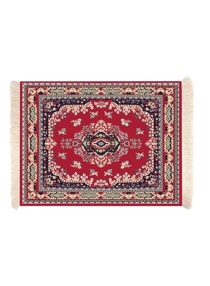 Mouse Pad Coffee Cup Mat Table Mat Rubber Rectangle  - Image 1