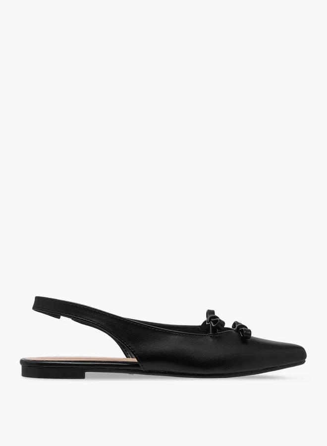 Flora Bella By Shoexpress Women Bow Detail Slingback Shoes