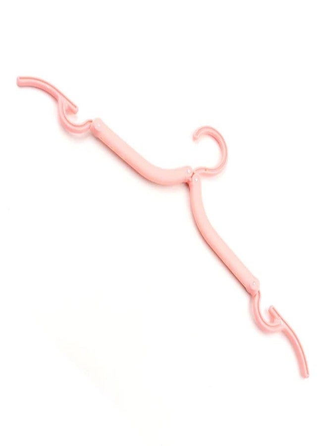 Graidient span Travel Hangers, Portable Folding Clothes Hangers for Scarves Suits Trousers Pants Shirts Socks Underwear Travel Home Foldable Clothes Drying Rack - Image 1