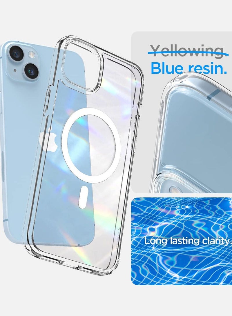 Spigen Ultra Hybrid Mag iPhone 14 Case Cover with Magsafe - White - Image 3