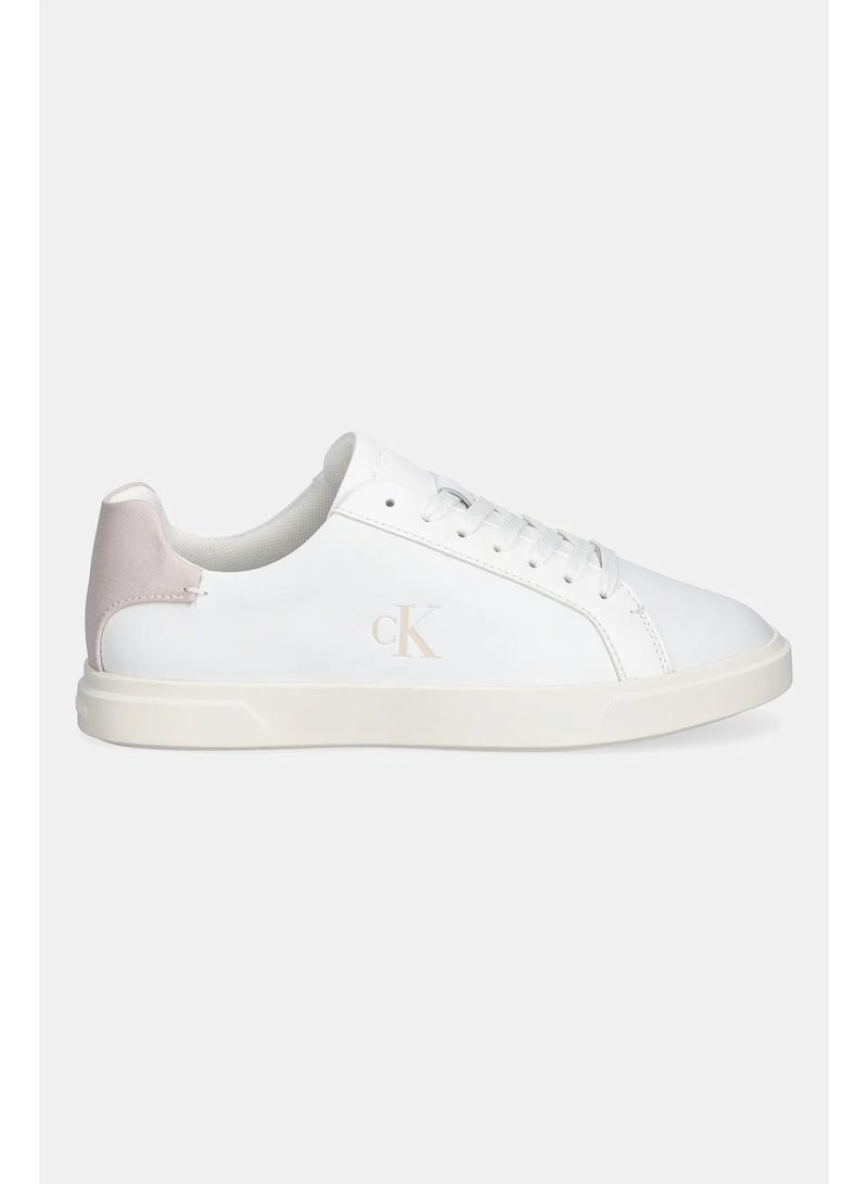 CALVIN KLEIN Brooke - Leather Signature Logo Trainers - Image 1