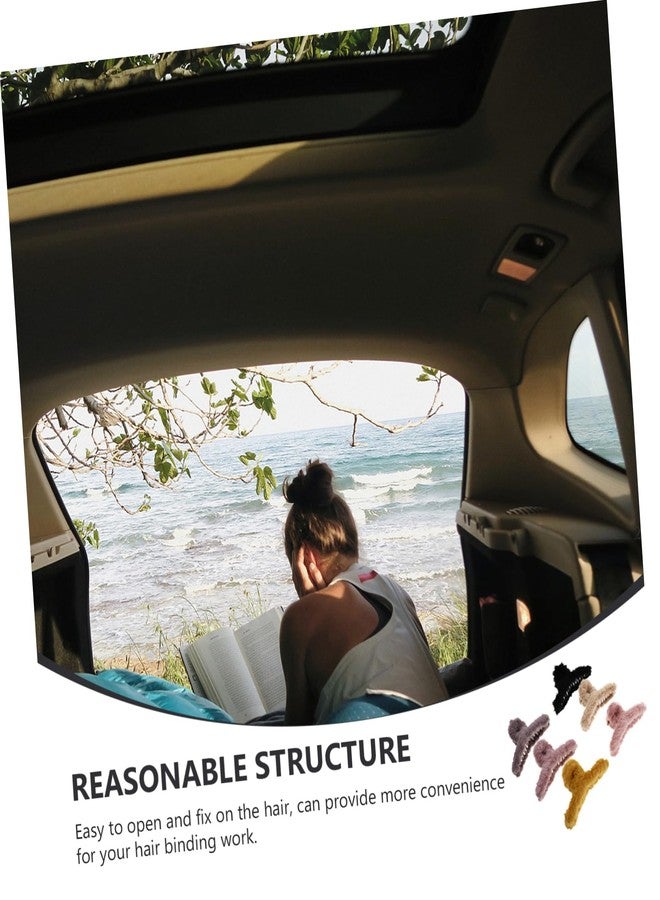 VICASKY 6Pcs Hair Claw Clips for Women Assorted Color Hair Accessories Non Slip Design for Bathing Makeup and Everyday Use - Image 2