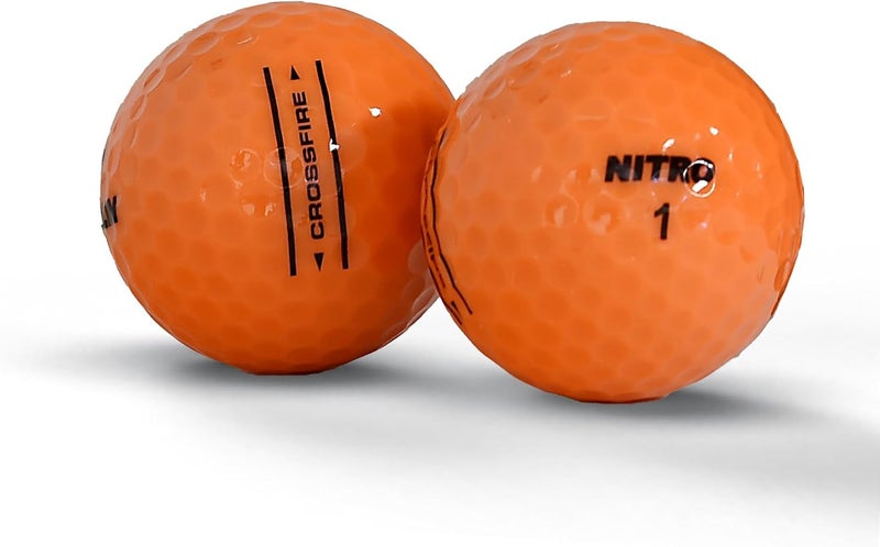 Nitro Crossfire 45 Golf Balls, 45- Pack - Orange - Image 2