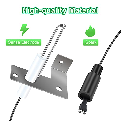 Saillong 2 Packs RV Water Heater Parts, Spark and Sensor Electrode, 2-Prong, Compatible with 93868 Atwood, Water Heater Igniter Repair Replacement Parts for RV, Camper, Trailer and More - Image 2