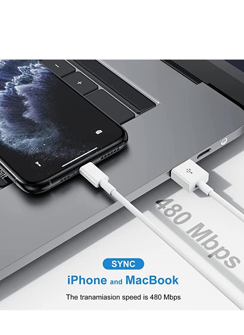 Generic IPhone Charging Cord Lightning Cables, Original Upgraded [3Pack 1M ] Apple MFi Certified USB A Charging Cable for iPhone 14/13/12/11 Pro Mini SE XS Max X XR 8 7 6s Plus  - Image 3