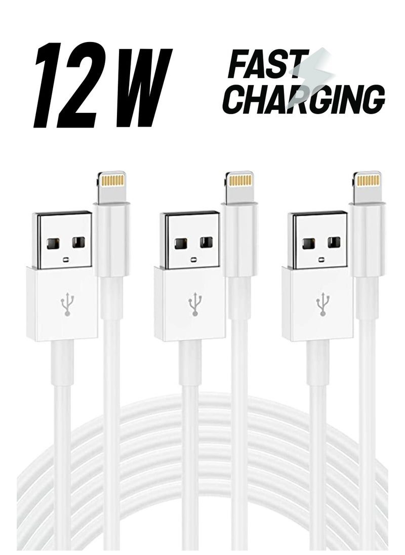 Generic IPhone Charging Cord Lightning Cables, Original Upgraded [3Pack 1M ] Apple MFi Certified USB A Charging Cable for iPhone 14/13/12/11 Pro Mini SE XS Max X XR 8 7 6s Plus  - Image 1