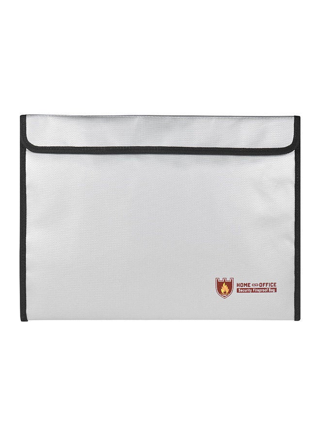 Generic Fireproof Document Bag Silicone Coated Fire Resistant Money File Folder Holder Organizer Safe Storage for Office Home Bank Cards Passport Valuables Jewlry Cash  - Image 1