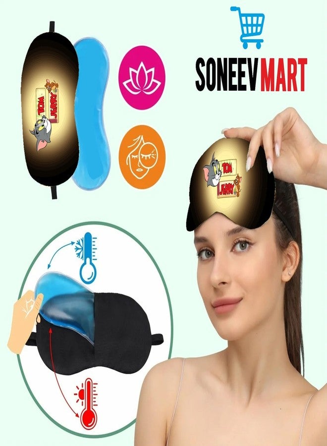 SONEEV MART HENEESO Therapeutic Cooling Gel Eye Mask for Relaxation and Better Sleep - Image 4